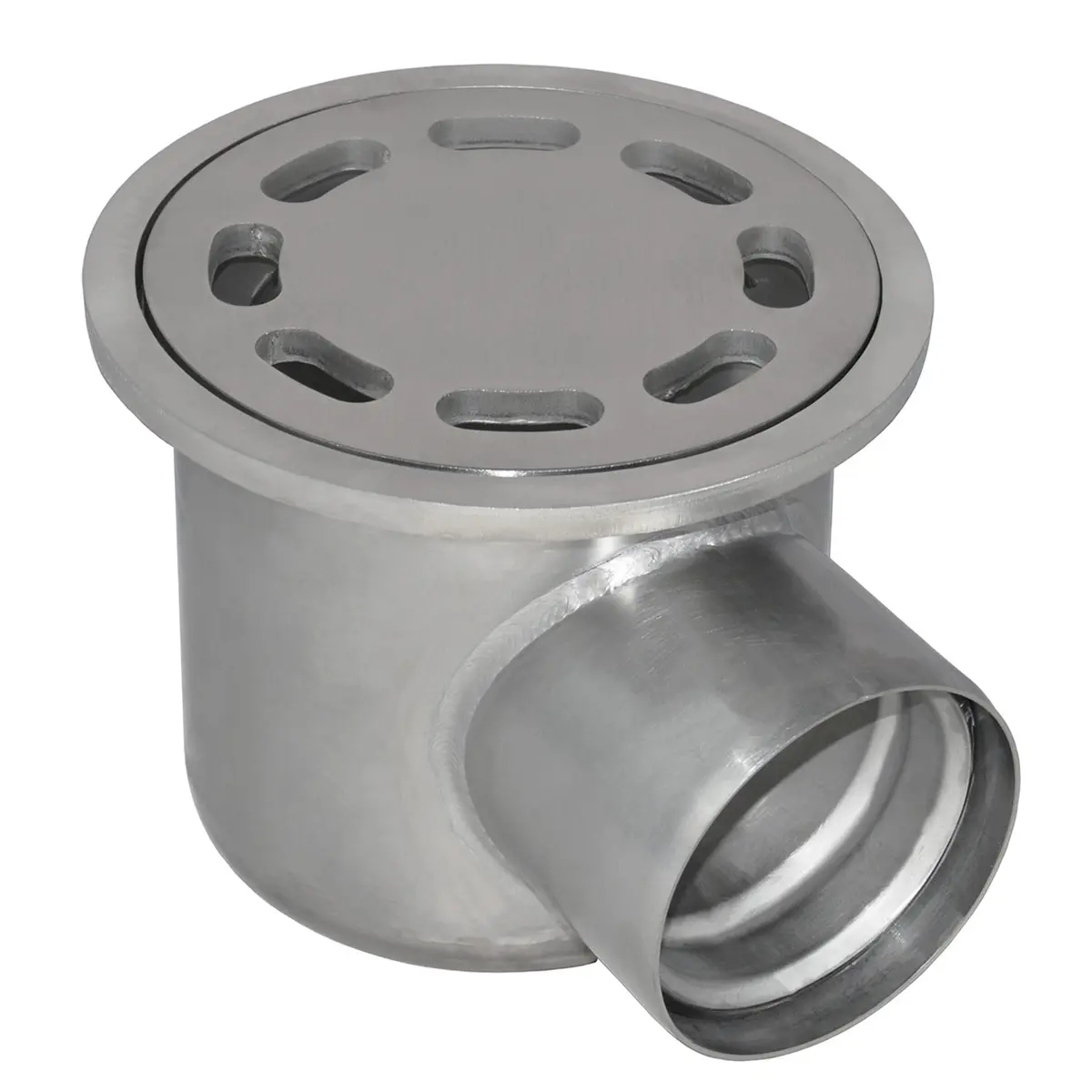 Delikli plaka kapaklı yuvarlak yan giriş