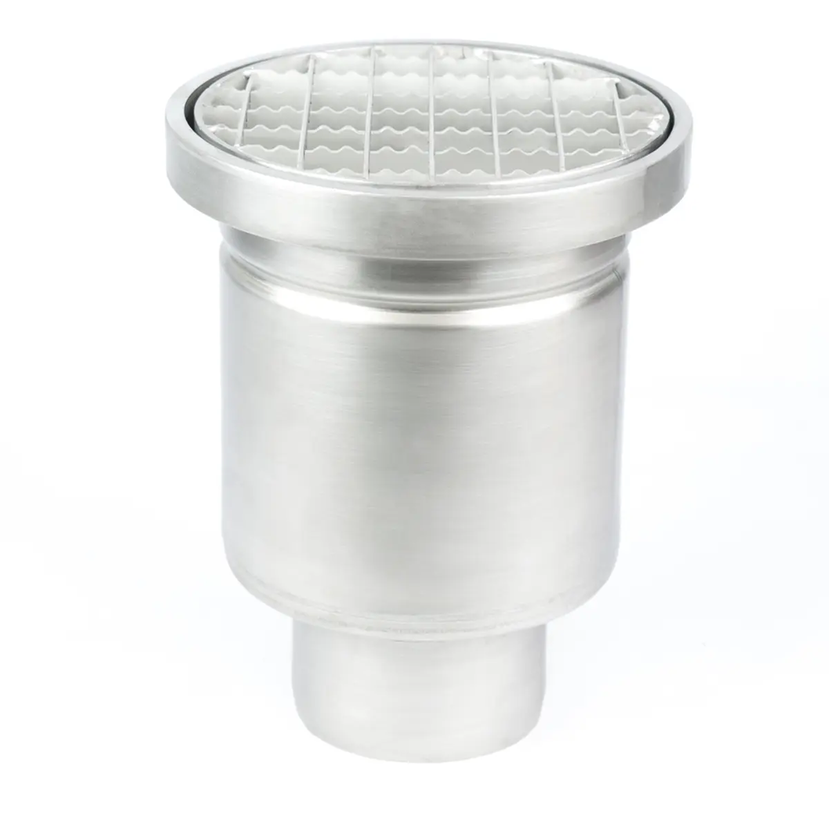 Dikey yuvarlak drenaj kaymaz kapak ile