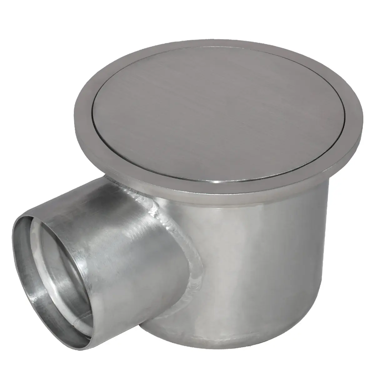 Yuvarlak yan giriş, sızdırmaz plaka kapağı ile