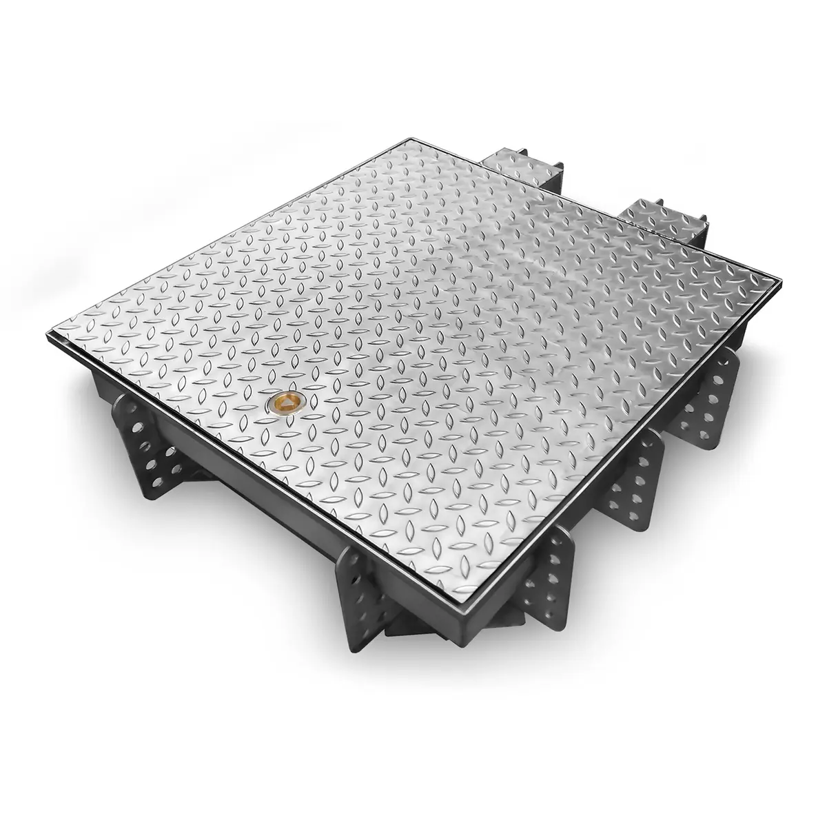 Paslanmaz Çelik Muayene Kapağı, Profesyonel, Tırtıklı Kapak ile