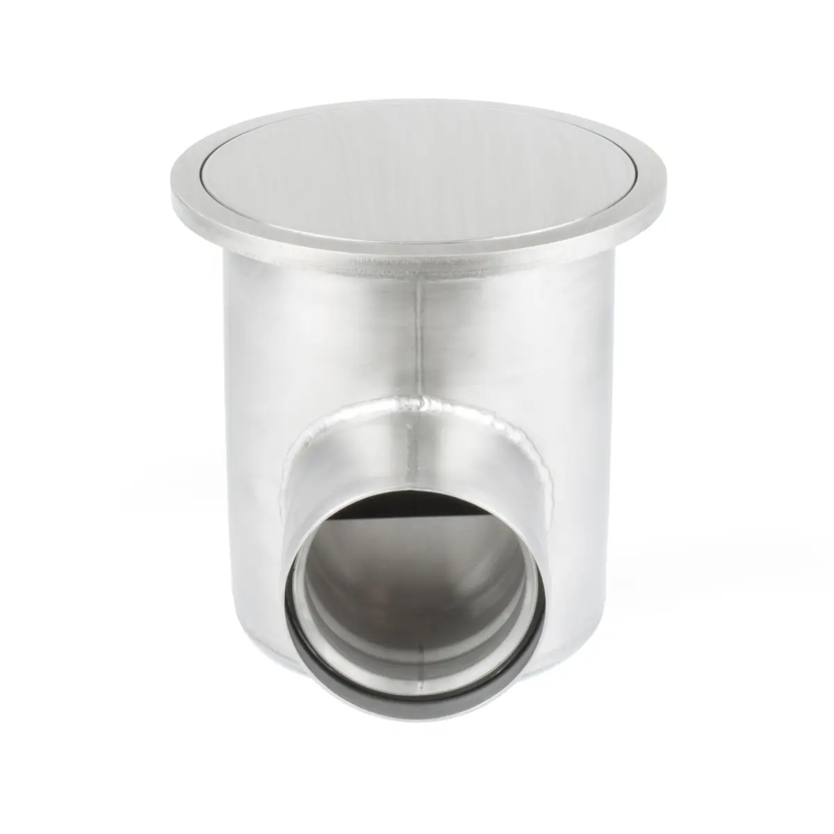 Yuvarlak yan giriş, sızdırmaz plaka kapağı ile