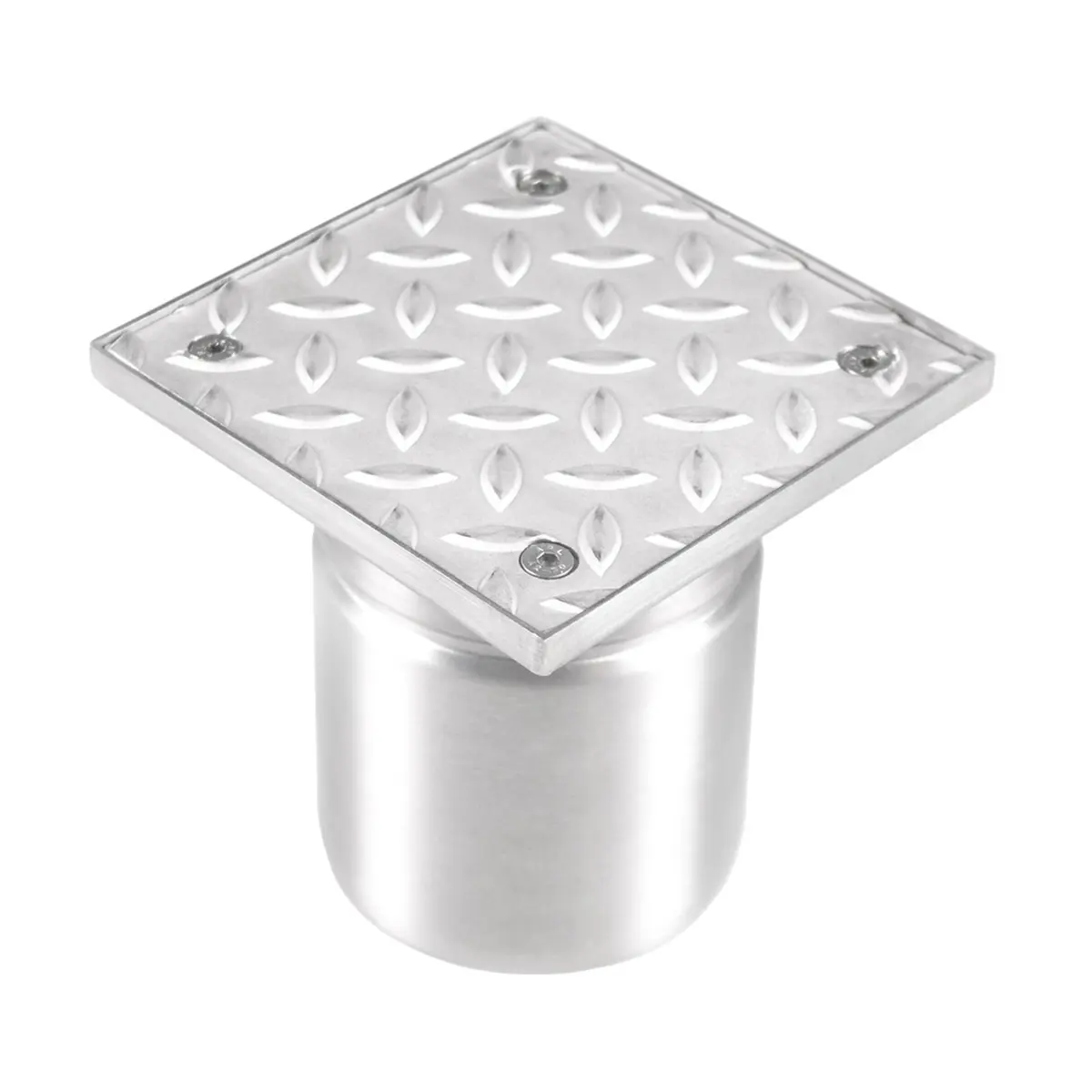 Oluklu Kapaklı Dikey Paslanmaz Çelik Denetim Kapağı