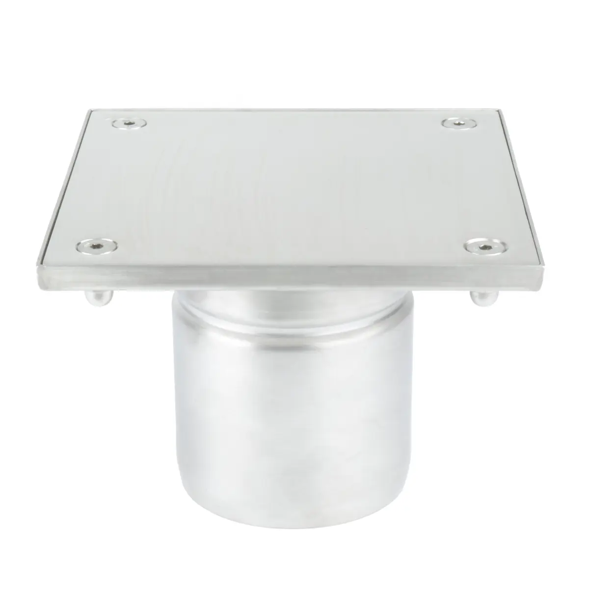 Vida ile sabitlenmiş plaka kapaklı dikey paslanmaz çelik kontrol açılışı