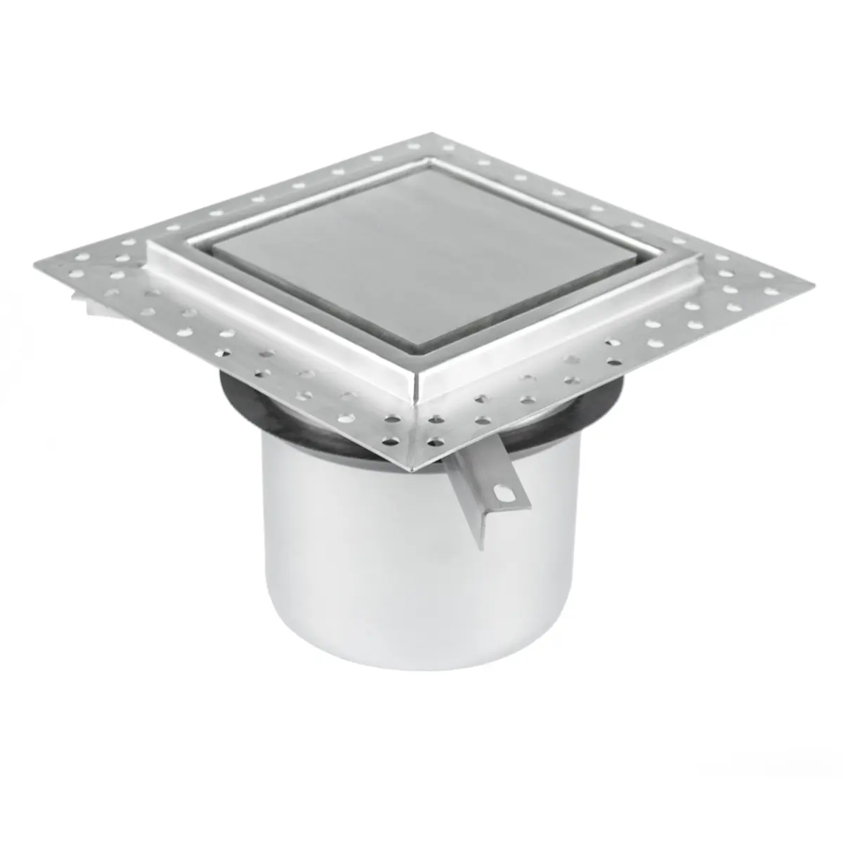 İki parçalı yer süzgeci, ayarlanabilir üst kısım