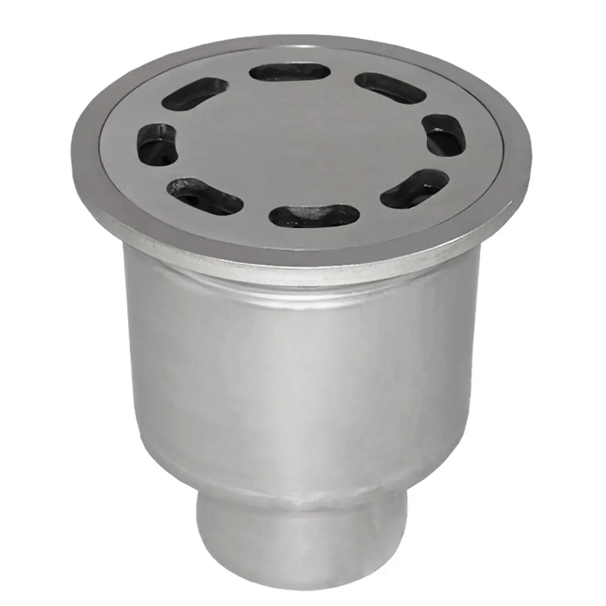 Delikli plaka kapaklı dikey yuvarlak drenaj