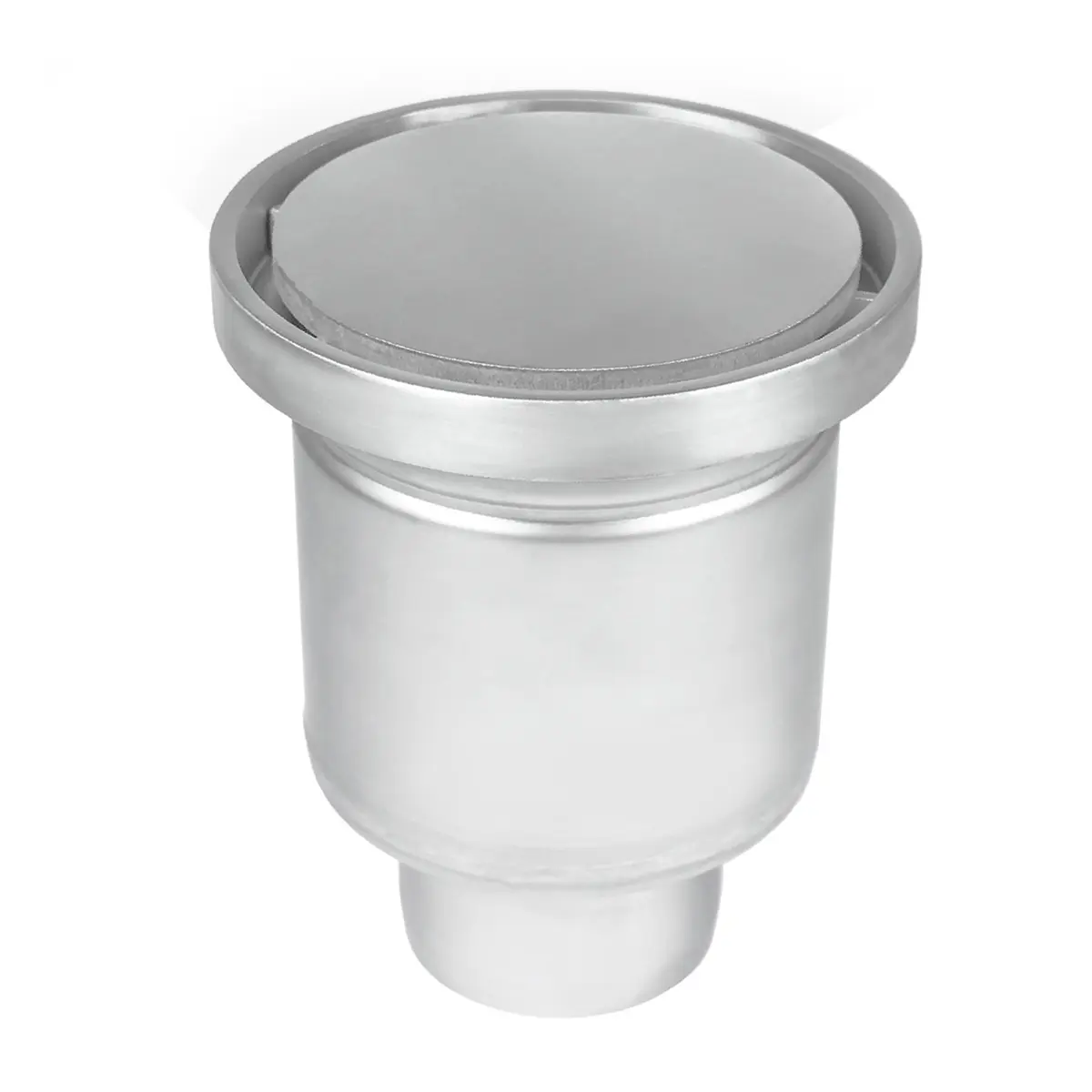 Dikey yuvarlak drenaj plakalı kapak ile